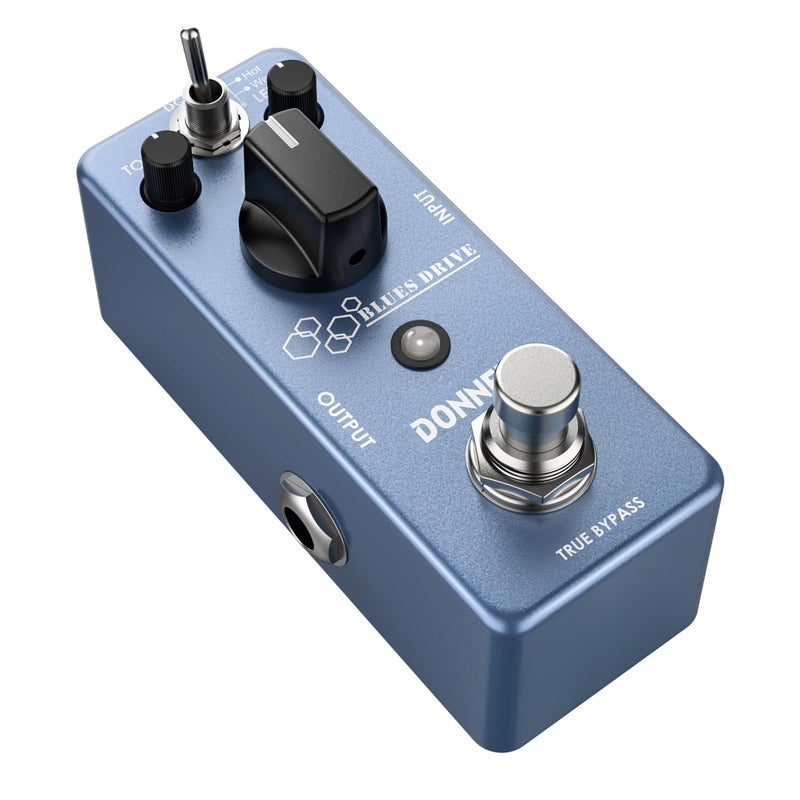Donner Overdrive Guitar Pedal, Blues Drive Vintage Overdrive Effect Warm/Hot Modes for Pedal Boards Electric Guitar, True Bypass - Image 1